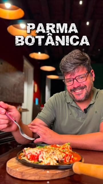 Parma Botânica servida na tábua